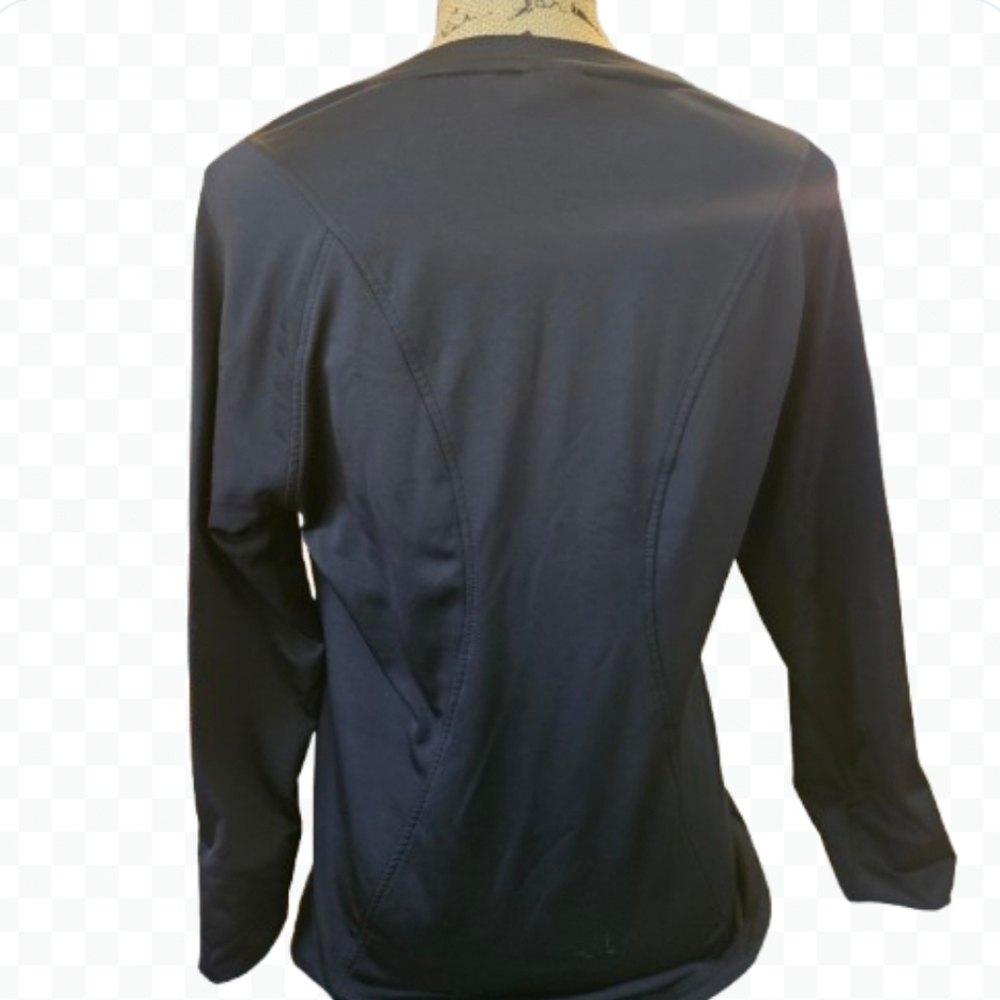 Spyder Black Moisture Wicking Outdoor Long Sleeve Tee Sz Lg - Picture 5 of 9